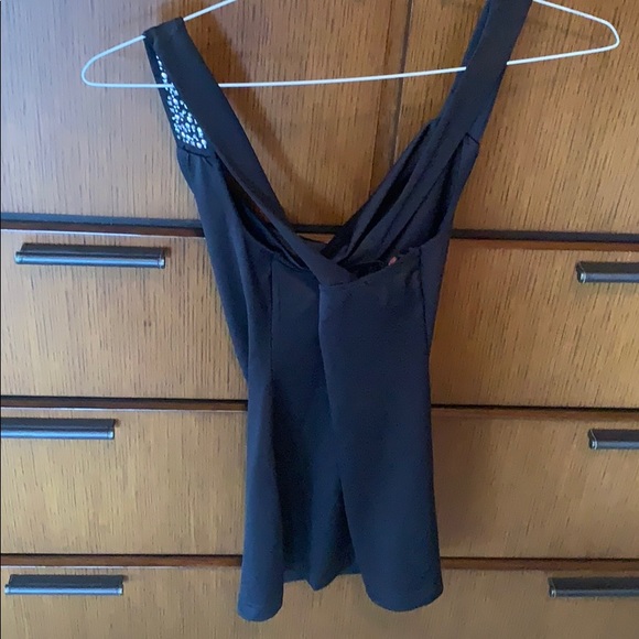 Guess scoop neck, beaded strap tank - Picture 3 of 5